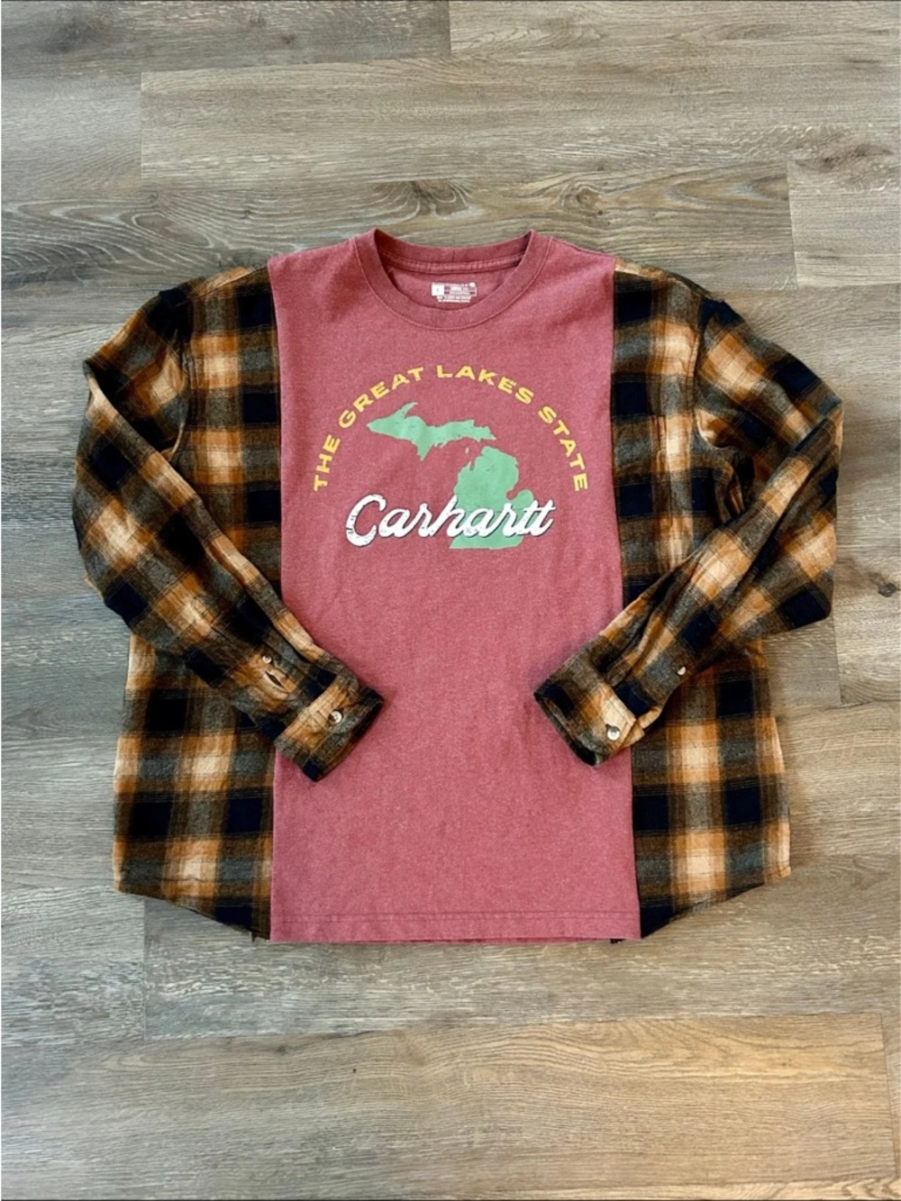 Upcycled Men’s MI Plaid